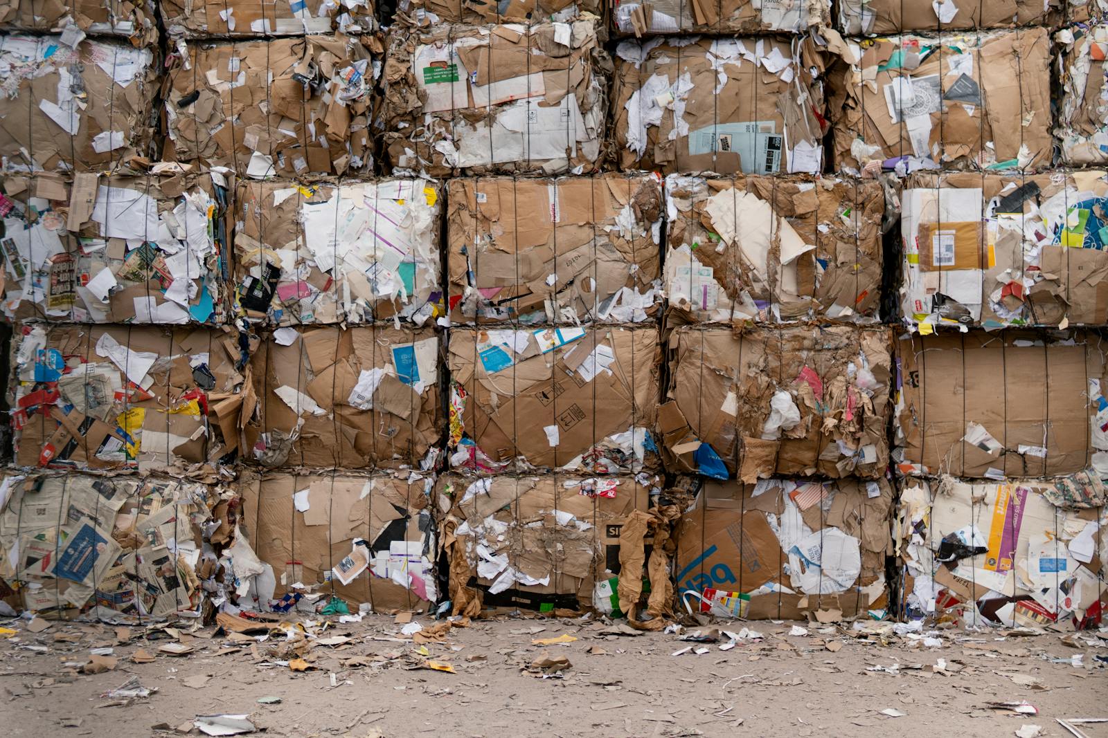 Pile of discarded electronics ready for recycling
